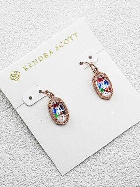 Kendra Scott Printed Crystal Earrings